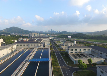 上海竹园污水处理厂紫外线消毒
